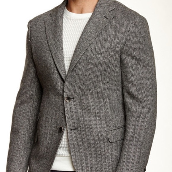 L.L. Bean Other - Men's L.L.Bean Wool Herringbone Bla…